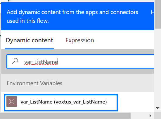 environment variables